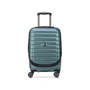 Valise Cabine Delsey Paris Shadow 5.0 4DR – 55 Cm, Bleue, Slim Line, Neuve