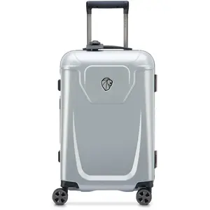 Delsey Valise cabine PEUGEOT VOYAGES - S (55cm) Argent pas cher
