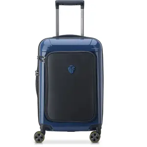 Delsey Valise cabine PEUGEOT VOYAGES - S Business (55cm) Bleu marine pas cher