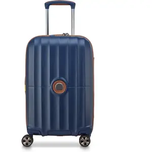 Valise Delsey Carrousel 2.0 4DW55 Bleu 55x35x25/28 cm 00209780102