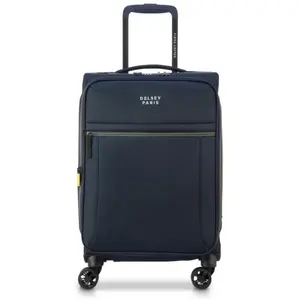 Delsey Brochant 3 Cabine - Valise à roulettes Bleu Marine S - 55 cm pas cher