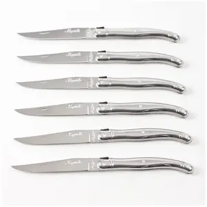 Couteaux à steak et coffret Laguiole - 6 p. pas cher
