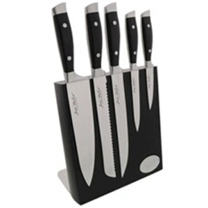 Comparateur de prix : Bloc de 5 couteaux aimanté massif inox Jean Dubost DM021220X70055