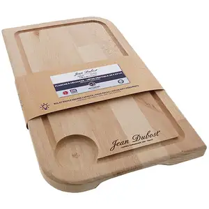 Planche à découper en bois de hêtre huilé 39 x 23 cm Jean Dubost pas cher