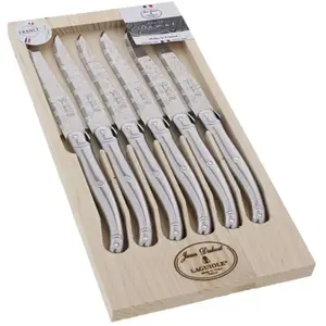Set de couteaux LAGUIOLE 6 couteaux décor Damas inox