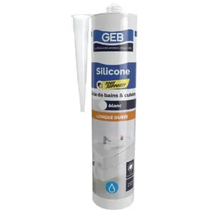 Comparateur de prix : GEB Joint d'étanchéité - prêt à poser - blanc - 41 mm - 3.35 m