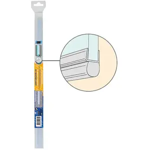 Baguette PVC joint tubulaire - Bas de porte de douche - 1 m - Geb pas cher