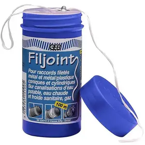 Comparateur de prix : GEB Filjoint Fil D'Etanchéité Pour Raccords Filetés - 100 Mètres