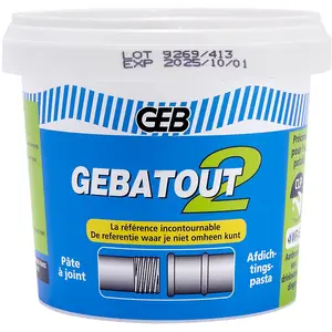 Comparateur de prix : Pâte à joint Gebatout 2 500g - GEB - 103982