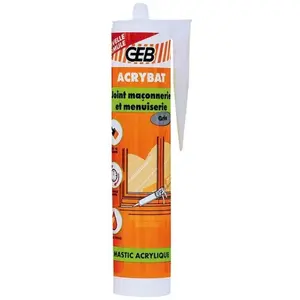 Comparateur de prix : GEB - Acrybat bt Gris mastic acrylique d'étanchéité