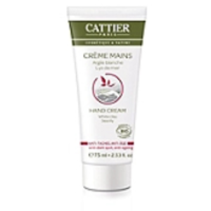 Comparateur de prix : Cattier Crème Mains Anti Taches Et Anti Âge Argile Blanche Lys De Mer