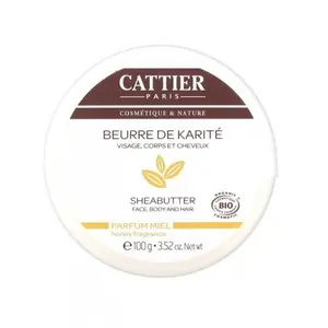 Comparateur de prix : Cattier - Beurre de Karité - Parfum Miel - 100g Beurre corporel unisex
