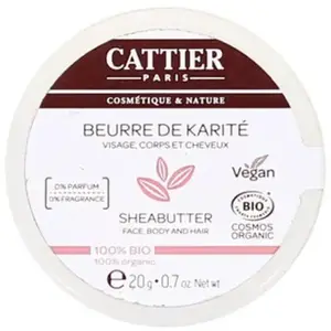 Comparateur de prix : Cattier Beurre de Karité 100% Bio 20 g - Lot de 2