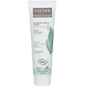 Comparateur de prix : CATTIER Masque Argile Verte - Bio - Purifie 100 ml