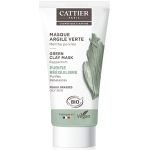 Comparateur de prix : Cattier Mini Masque - Argile Verte - Peaux Grasses - 30ml