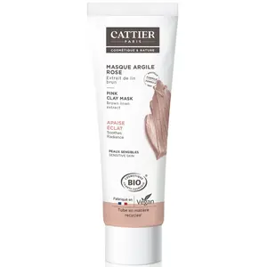 Comparateur de prix : CATTIER Masque bio argile rose aloe vera peaux sensibles tube 100ml