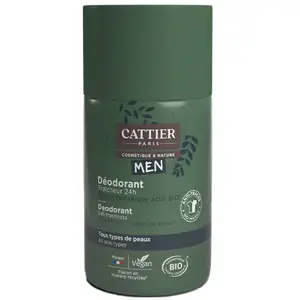 Comparateur de prix : Cattier Men - Déodorant Homme Bio - Roll on 50ml