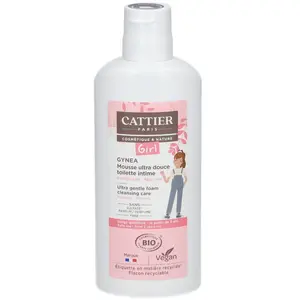 Comparateur de prix : Cattier Gynéa Girl Mousse Ultra Douce Toilette Intime Bio 150ml