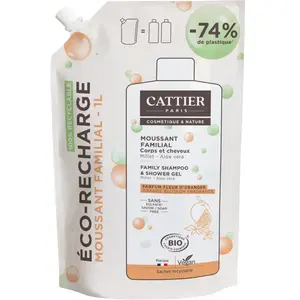 Comparateur de prix : Cattier Gel Moussant Familial Sans Sulfates Eco Recharge 1L