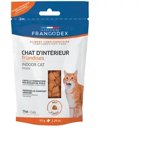 Comparateur de prix : Francodex Friandises Pour Chat D'intérieur Pour Chatons Et Chats 65g