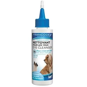 Comparateur de prix : Francodex Nettoyant pour les yeux - Chien et chat - 125ml