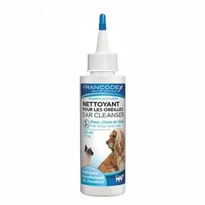 Comparateur de prix : Francodex Nettoyant Pour Les Oreilles Chien / Chat 125ml