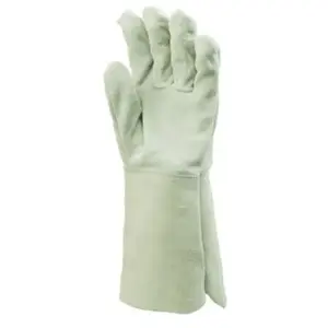 Comparateur de prix : Mecafer 460404 Paire de gants en cuir - Gris