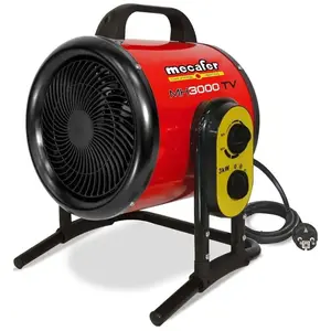 Comparateur de prix : Mecafer mh3000vt Chauffage Atelier Soufflant 3000W Turbo maximum 40m²