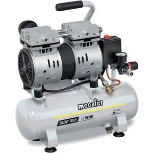 Comparateur de prix : Compresseur silencieux - MECAFER - 425513 - 6L - 0,5HP - Gris