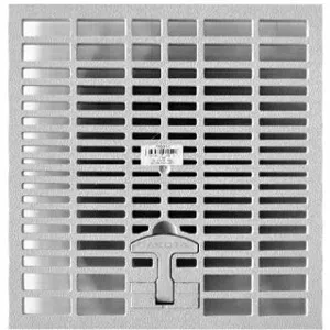 Comparateur de prix : Grille de regard Jardibric en polypropylène renforcé pour évacuation des eaux pluviales - 40x40cm