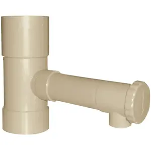 Comparateur de prix : Récupérateur d'eau pour descente de gouttière Jardibric - Sable - Diamètre 80 mm