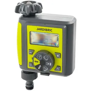 Comparateur de prix : Jardibric PROGRAMMATEUR / TEMPORISATEUR AFFICH DIGITAL. NEZ DE ROBINET 2X1,5VAA