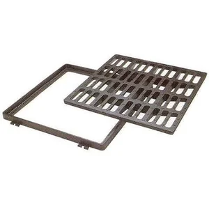 Comparateur de prix : Grille de Regard Carrée en Fonte Jardibric C250 400x400mm