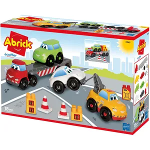 Jeu de construction Ecoiffier Abrick Transport de véhicules pas cher