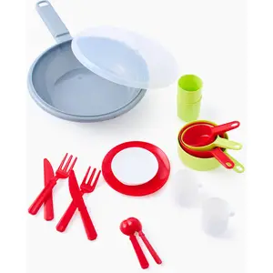 Comparateur de prix : Ecoiffier 100% Chef Poêle Garnie Dinette 32 Cm