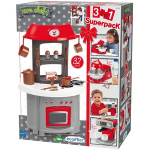 Super Pack Ecoiffier Cuisine 3 en 1 pas cher