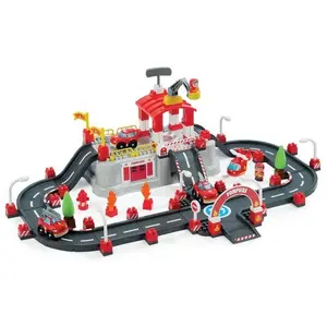 Comparateur de prix : ECOIFFIER Abrick 1349 - Baril circuit pompiers - 18 mois - Au feu les pompiers