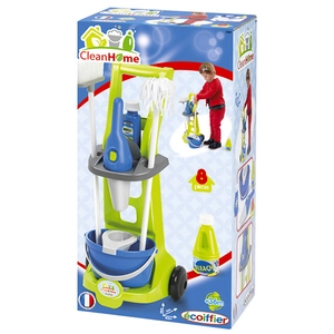 Chariot ménage Ecoiffier pas cher