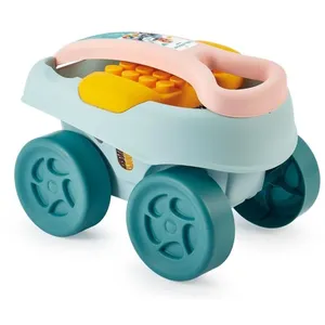 Jeu de brique et bloc Ecoiffier Chariot 40 pièces pas cher