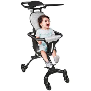 JEOBEST Poussette Canne Ultra Légère Pliable Dès la naissance et jusquà 22 kg Poussette de Voyage Avec Auvent