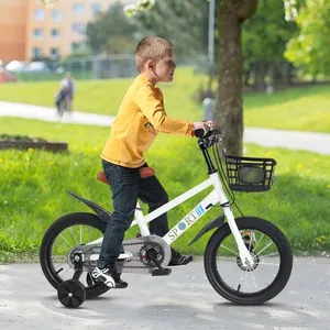 SUPFINE 16 Pouces - Vélo pour Filles et Garçons de 5 À 7 Ans, Capacité... pas cher