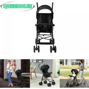 QUIIENCLEE Poussette avec moustiquaire en coton-pour les bébés de 0 à 4 ans-poussette canopée à 3 sections et 4 roues-assise seulement