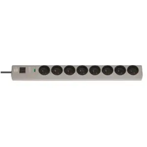 Multiprise BRENNENSTUHL 8 PRISES TAUPE 2M H05VV-F 3G1,5