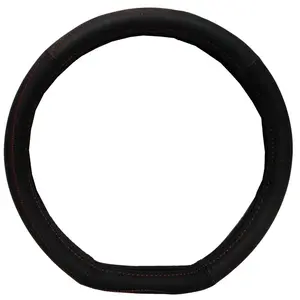 Couvre Volant Méplat Customagic En Cuir NoirVendu parnorauto