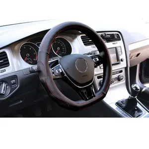Couvre Volant Méplat Customagic En Cuir NoirVendu parnorauto