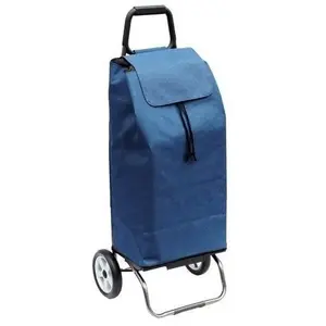 Poussette de marche - SIDEBAG - 2 roues - Carlux - 55 L - Bleu jean pas cher