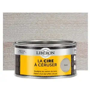Cire blanche à ceruser - LIBERON - pâte - Blanc - Bureau - Extérieur pas cher