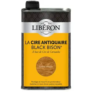 Comparateur de prix : LIBERON Cire liquide meuble et objets Antiquaire black bison, chêne moyen 0.5 l