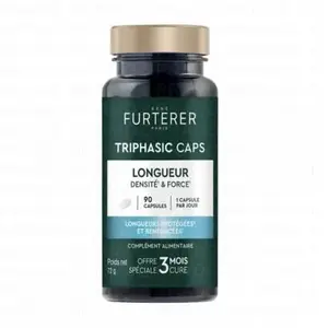 Comparateur de prix : René Furterer Triphasic Caps Largo Densidad y Fuerza 90caps