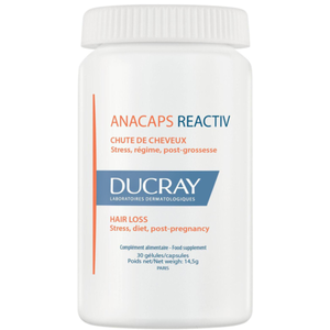 Ducray Anacaps Reactiv 30 Gélules TU Blanc pas cher